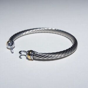 David Yurman Bracelet 5MM 925 18K Size: Medium